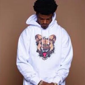 ERA 8 Apparel by Lamar Jackson Fierce Black Hoodie